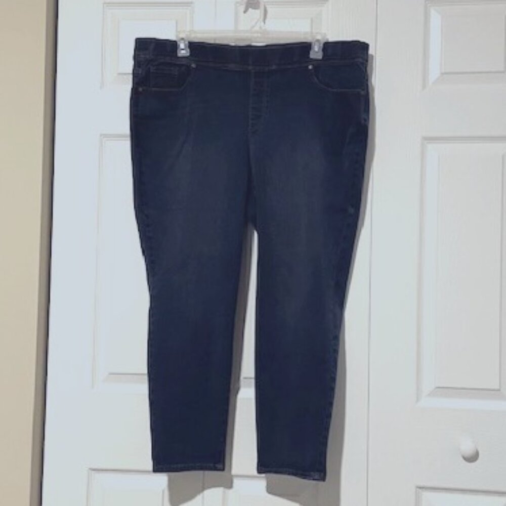 Gloria Vanderbilt Avery Pull-On Slim Jeans 22W
